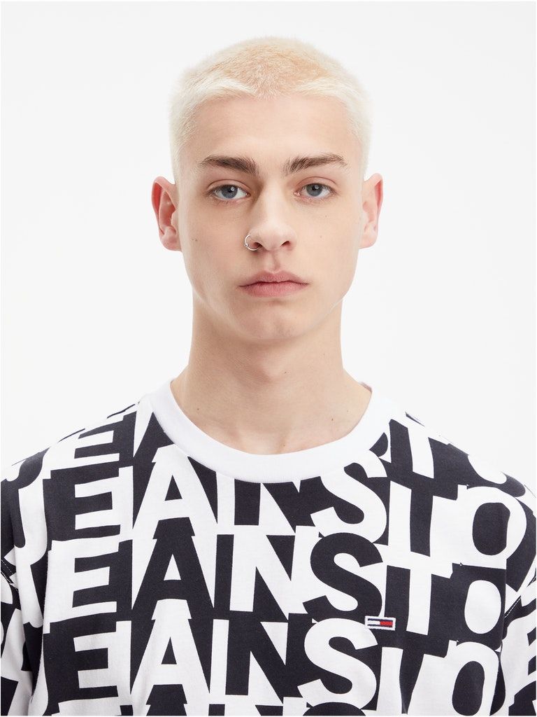 Tommy Jeans All-over Logo Print Relaxed T-shirt
