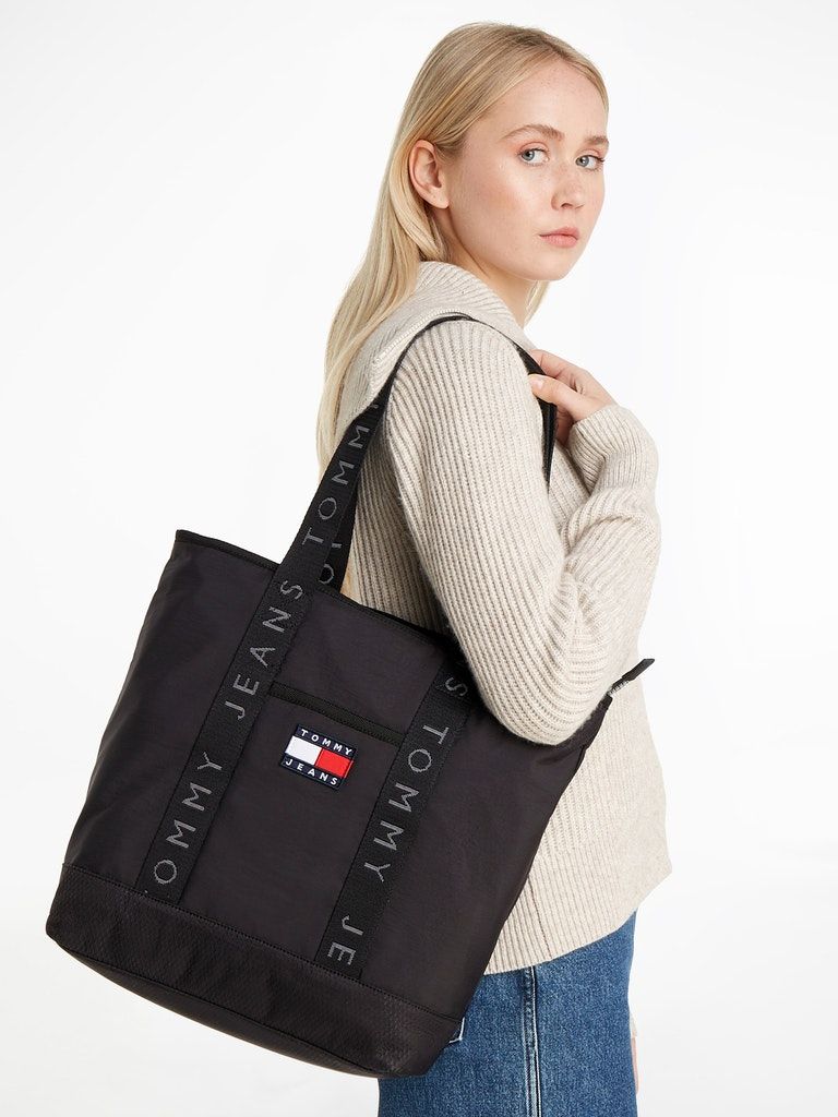 Tommy Jeans Tote Bag With Logo Tape Handles