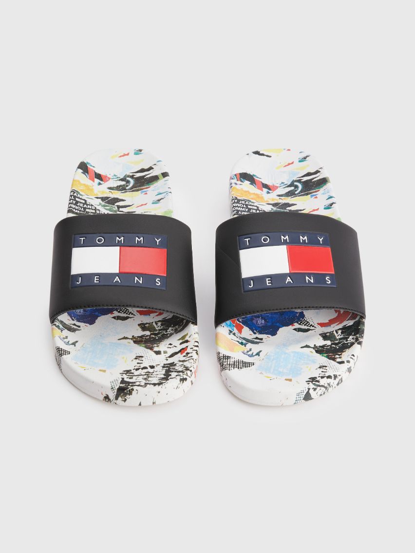 Tommy Jeans Graphic Logo Pool Slides