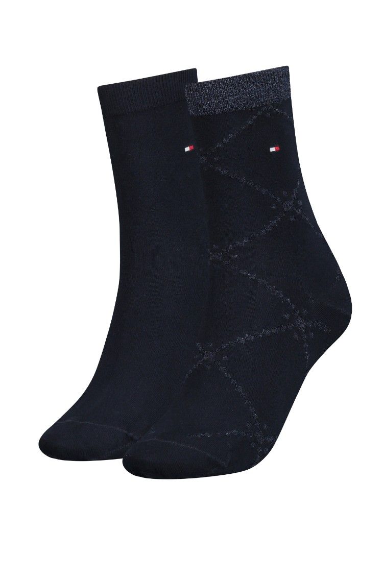 Tommy Hilfiger 2 Pack Argyle Socks