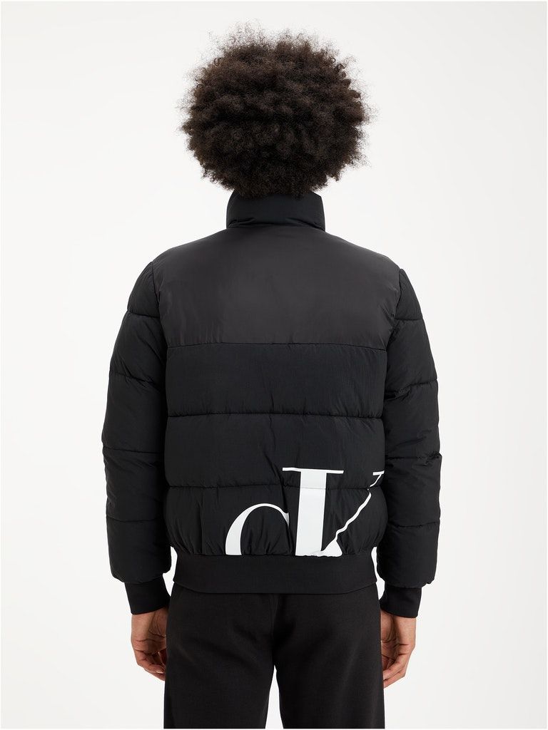 Calvin Klein Jeans Cut Off Logo Puffer Jacket