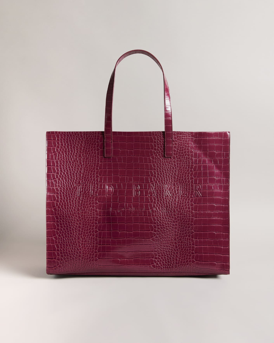 Ted Baker Mock Croc Icon Tote Bag