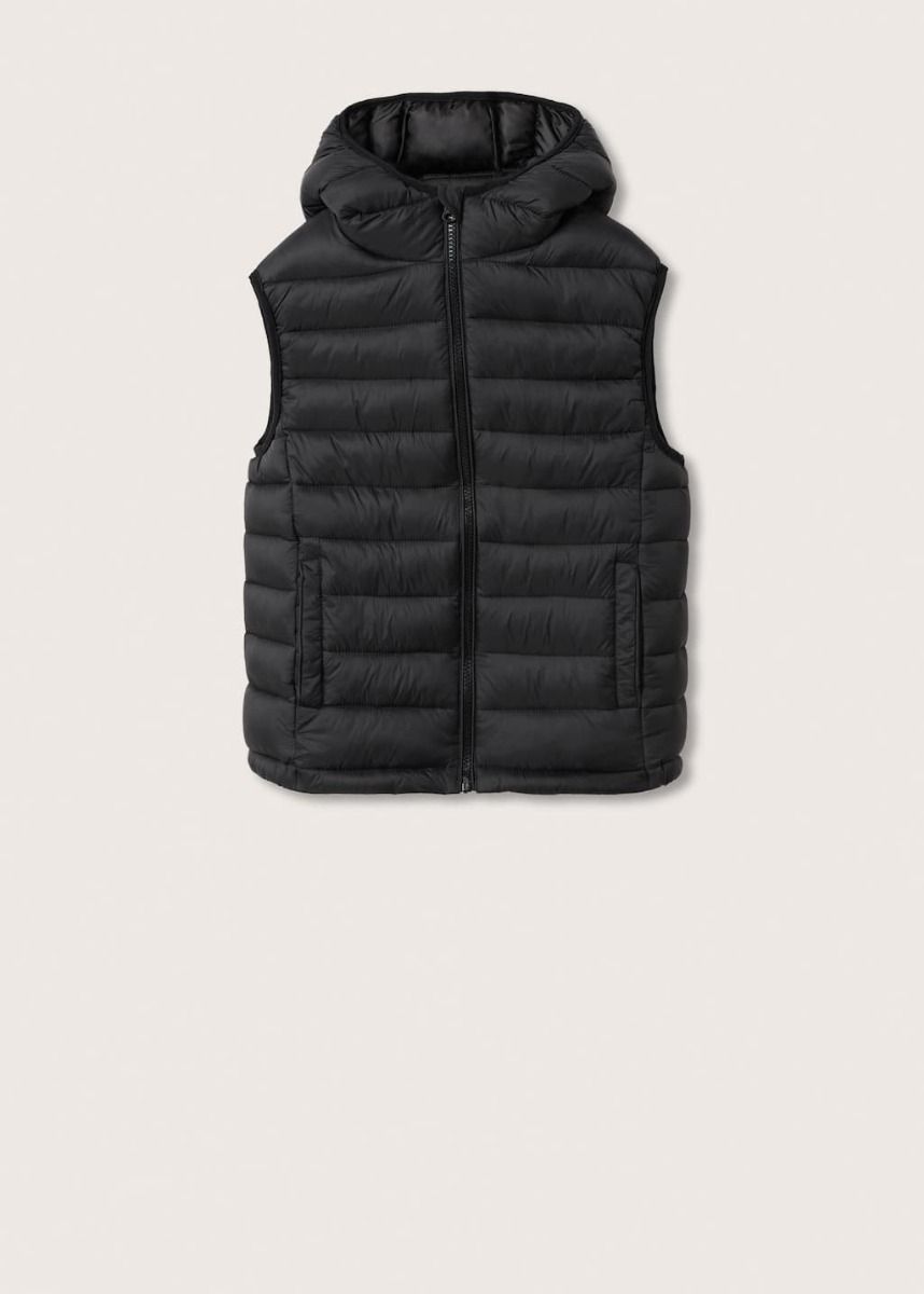 Mango Hooded Quilted Gilet