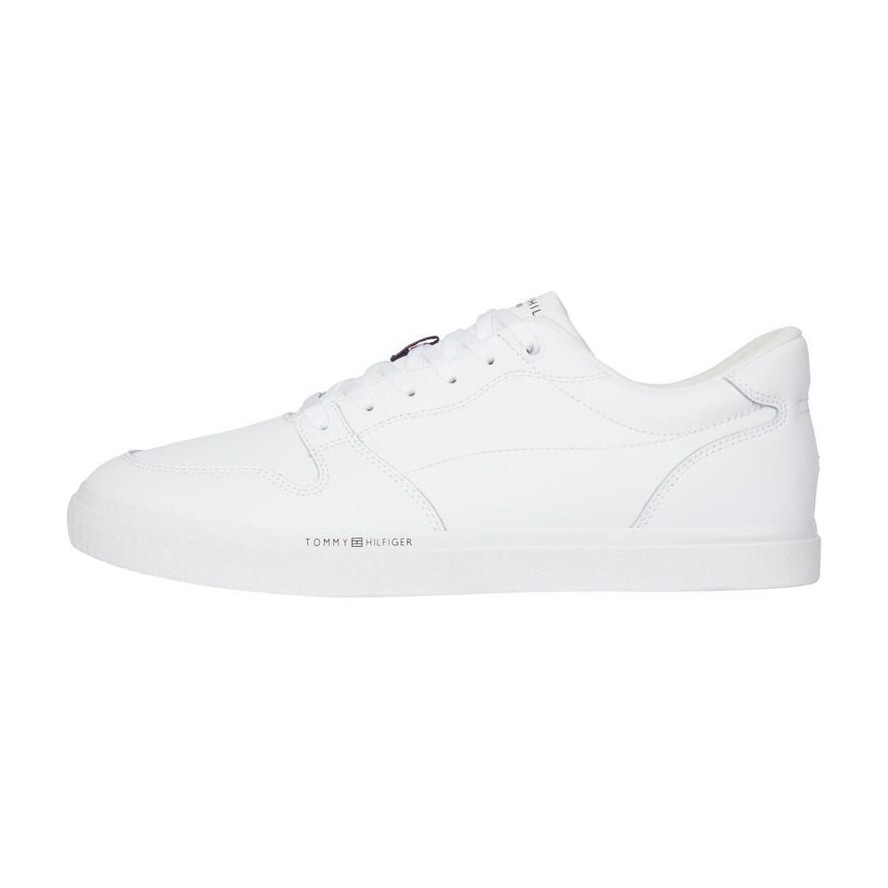 Tommy Hilfiger Leather Perforated Vulcanised Trainers