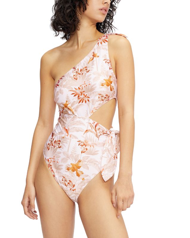 Ted Baker Khloie One Shoulder Cut Out Swimsuit