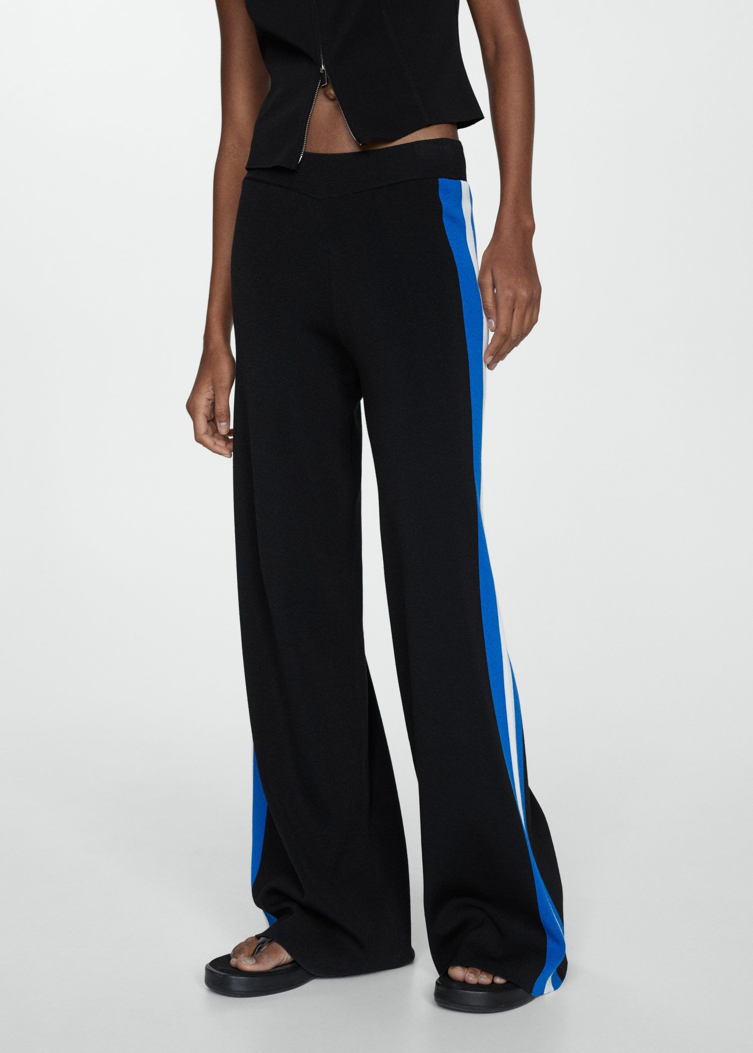 Mango Straight Knitted Trousers