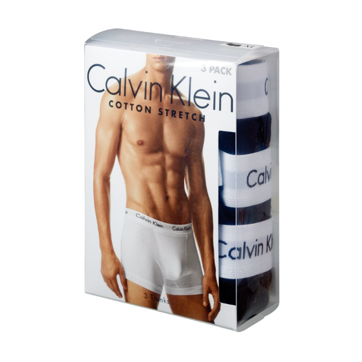 Calvin Klein 3 Pack Trunks - Cotton Stretch