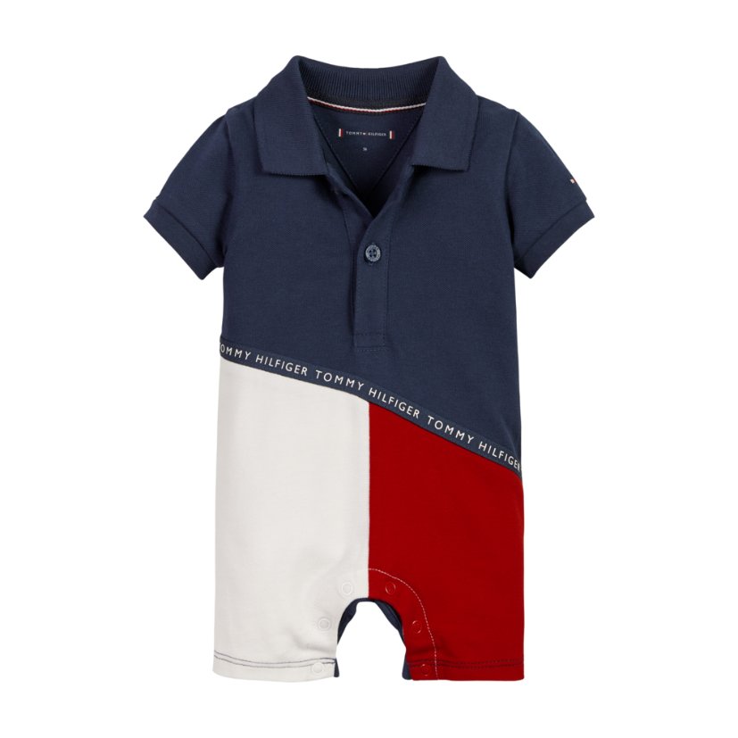 Tommy Hilfiger Baby Colour-blocked Coverall