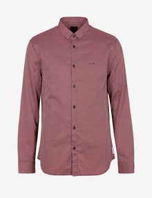 Armani Exchange Regular Fit Check-print Shirt