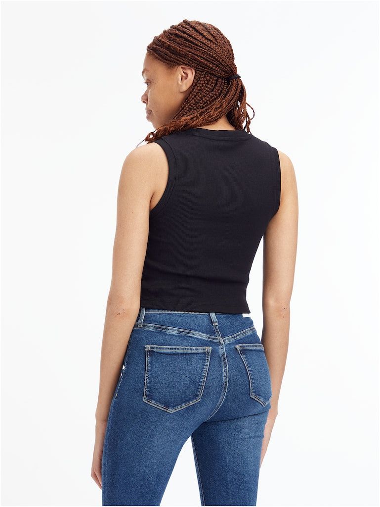 Calvin Klein Jeans Monogram Cropped Tank Top