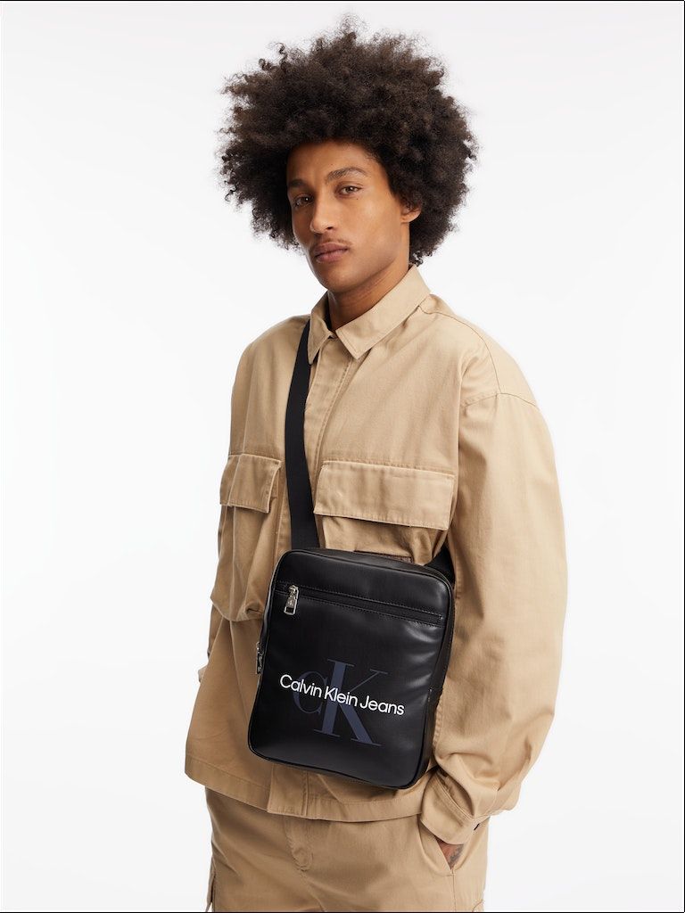 Calvin Klein Jeans Monogram Soft Reporter Bag