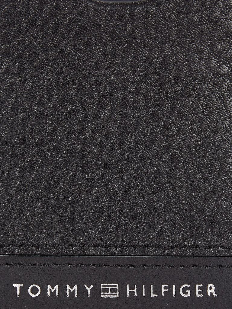 Tommy Hilfiger Mixed Texture Leather Card Holder