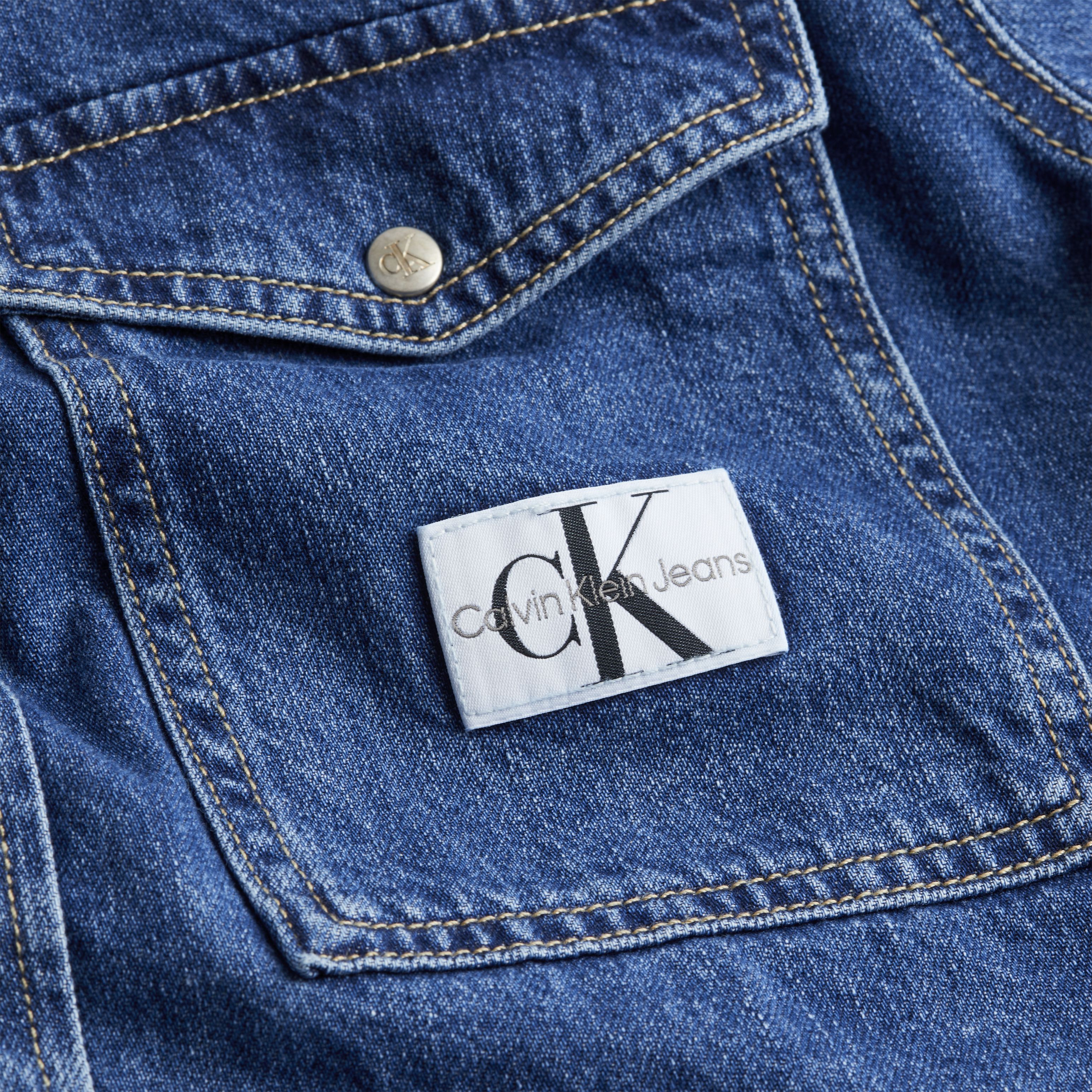 Calvin Klein Jeans Cropped Denim Shirt