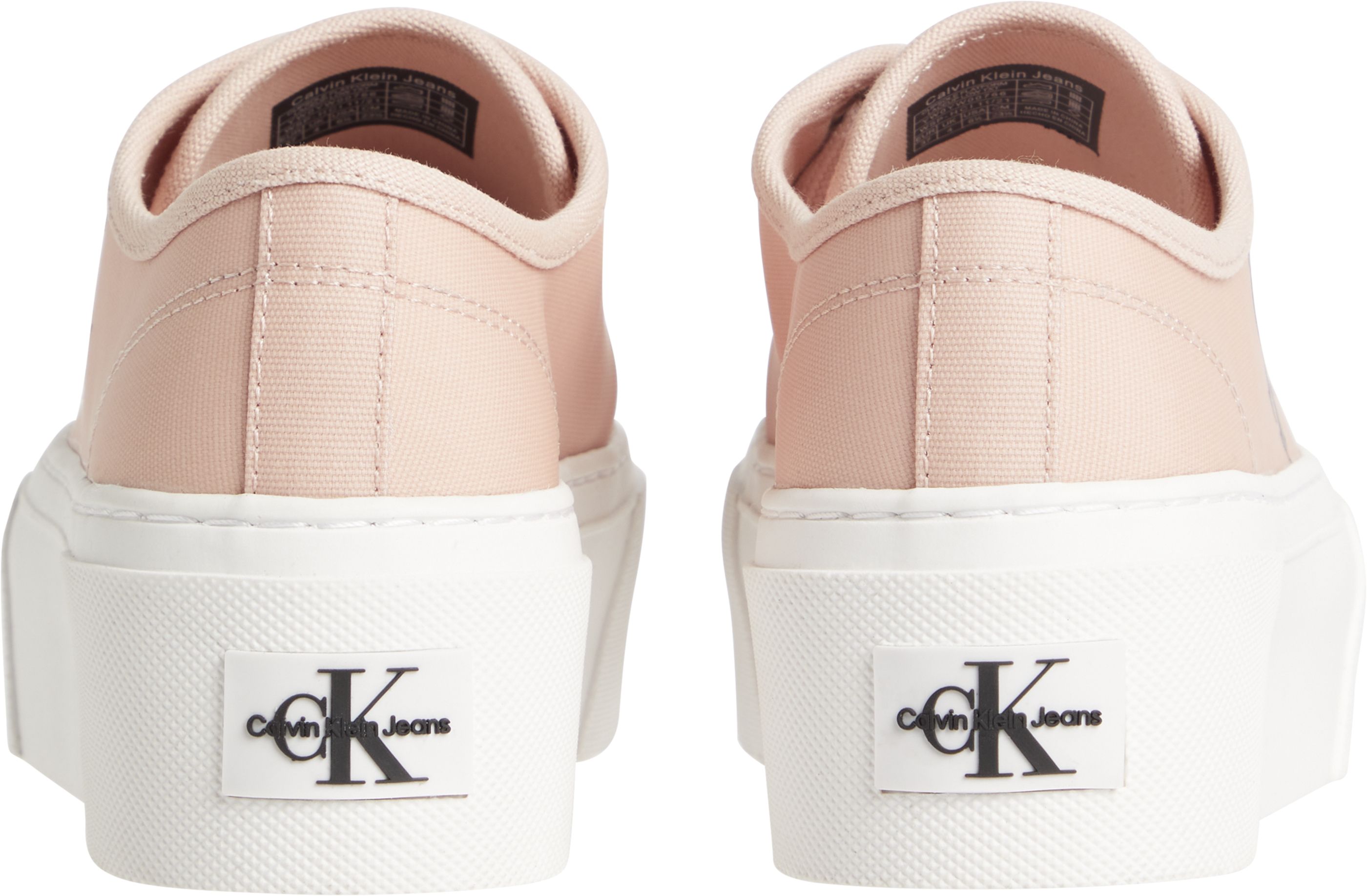 Calvin Klein Jeans Canvas Sneakers With Platform