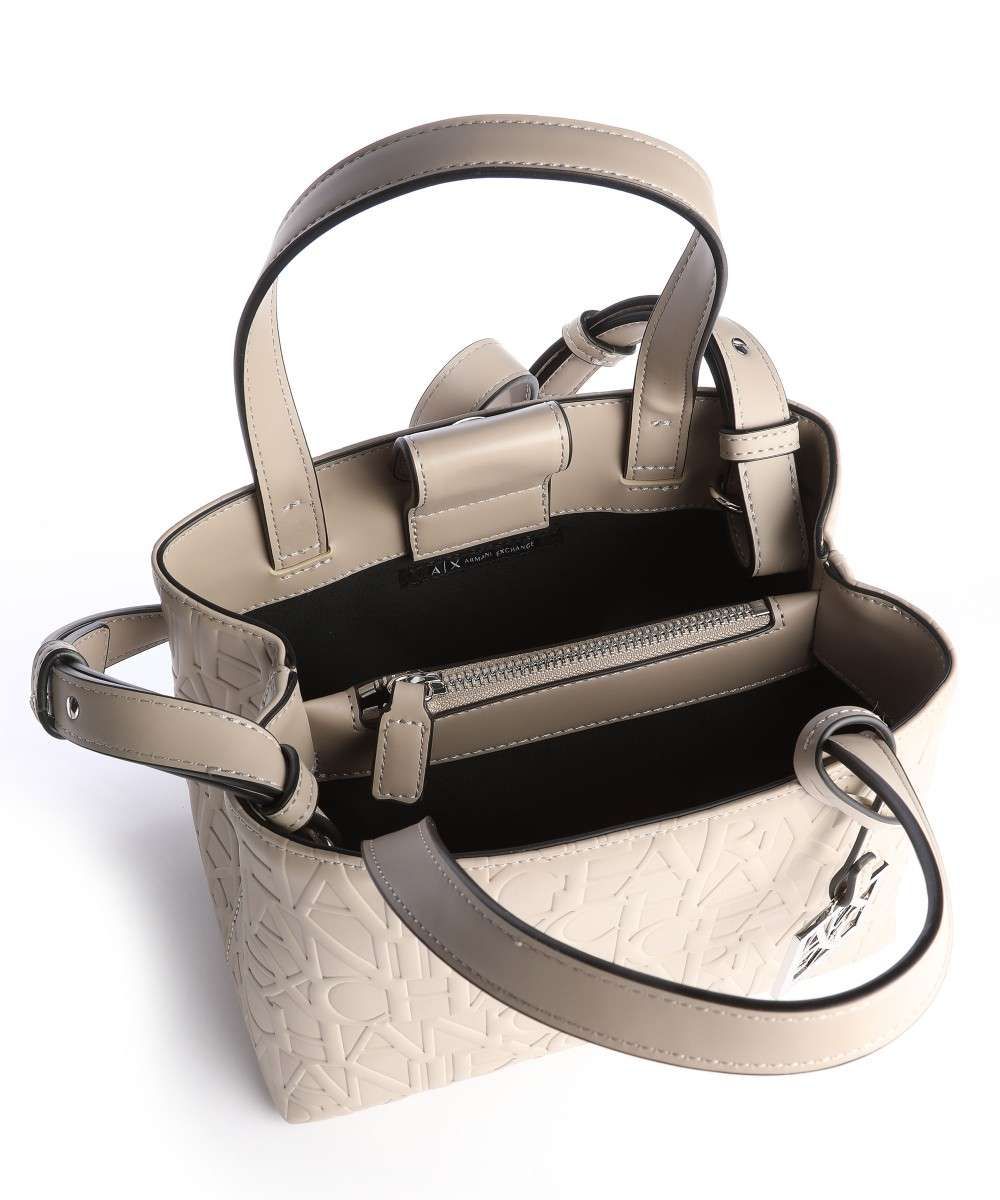 Armani Exchange Tote Bag With Embossed Logo Design
