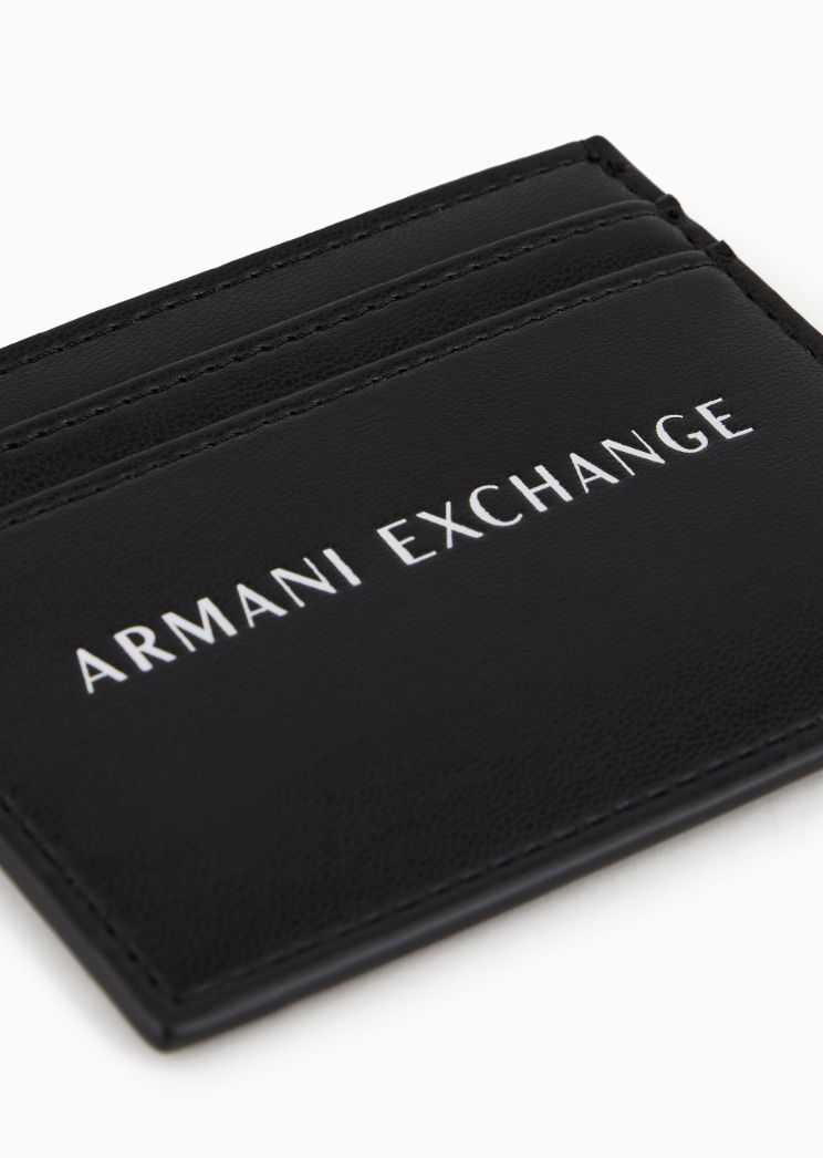 Armani Exchange Front Logo Card Holder