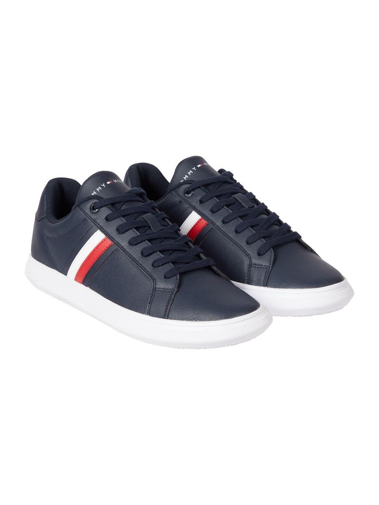 Tommy Hilfiger Signature Cupsole Leather Trainers