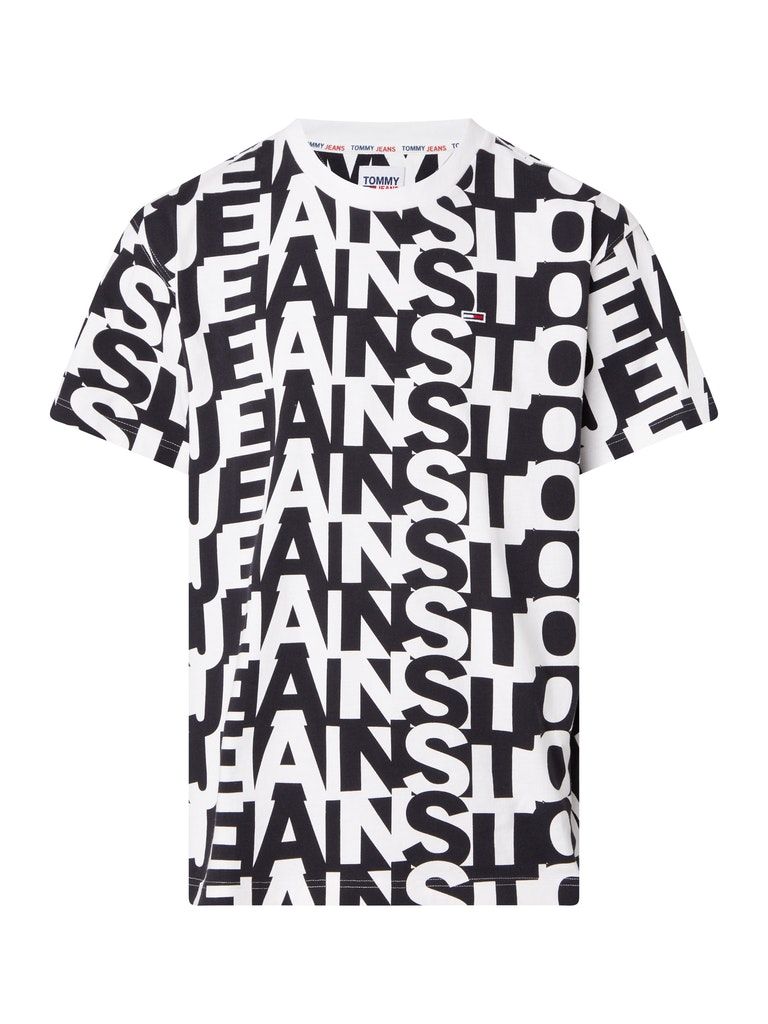 Tommy Jeans All-over Logo Print Relaxed T-shirt