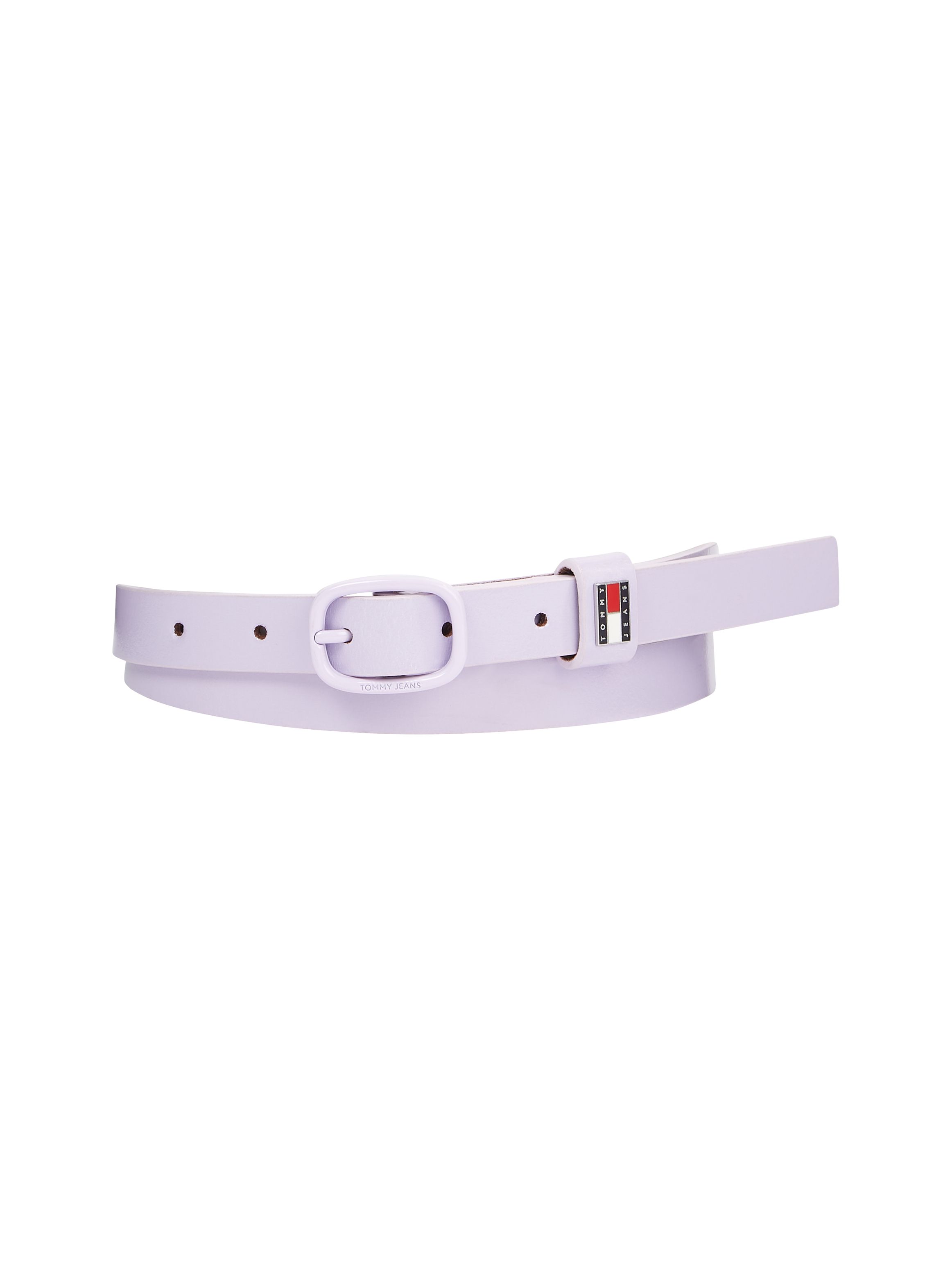Tommy Jeans Oval Buckle Patent Leather Belt