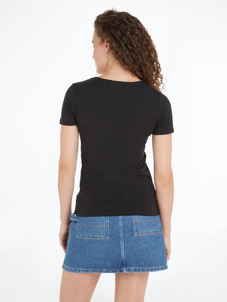 Tommy Jeans Organic Cotton Skinny Fit V-Neck T-Shirt