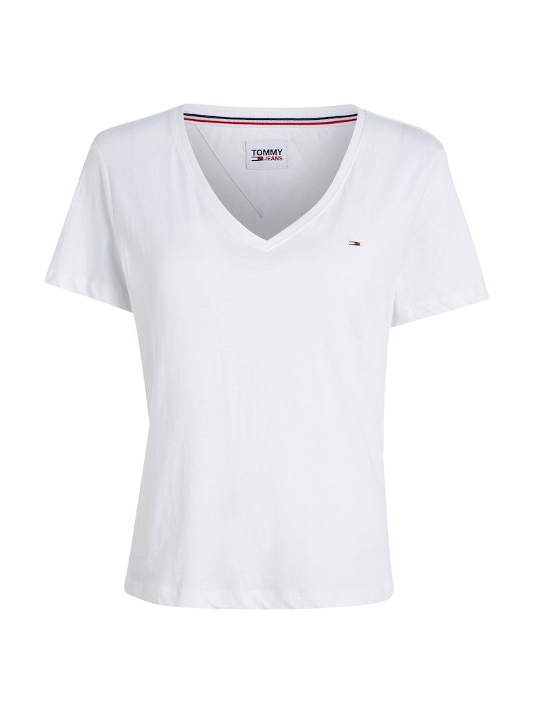 Tommy Jeans V-Neck Small Logo T-Shirt