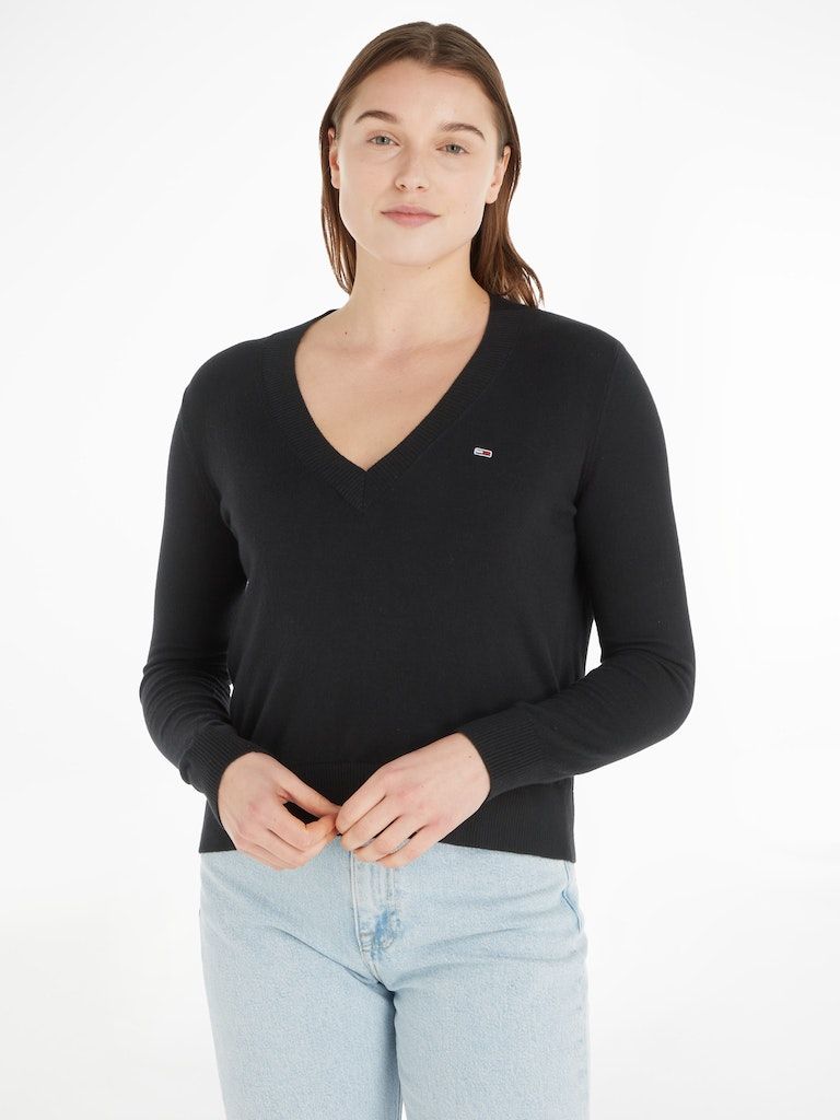 Tommy Jeans Essential V-neck Sweater