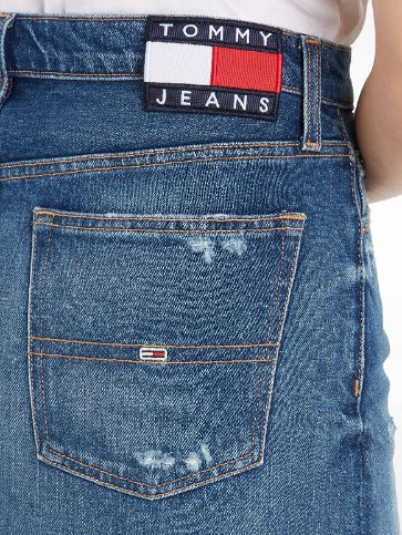 Tommy Jeans Izzie Mid Rise Denim Mini Skirt
