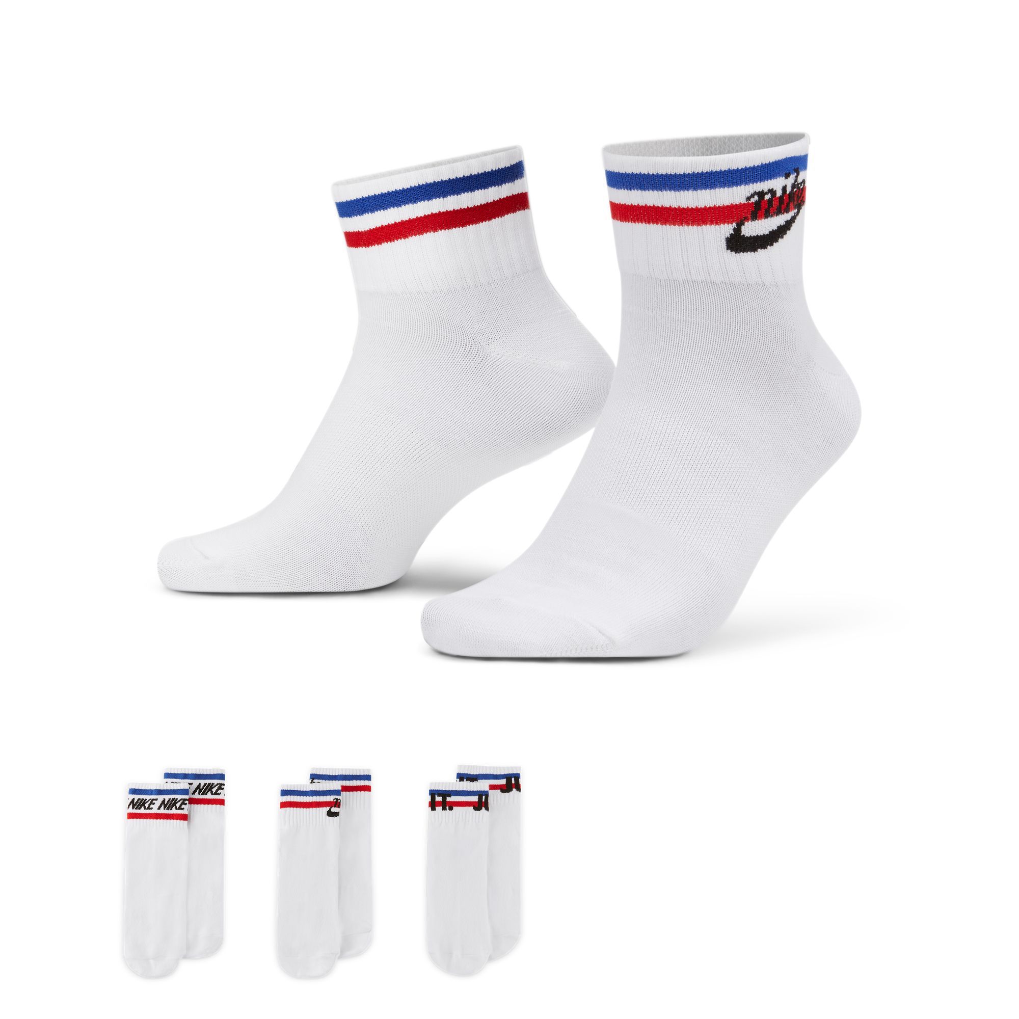 Nike 3-Pack Everyday Essential Ankle Socks