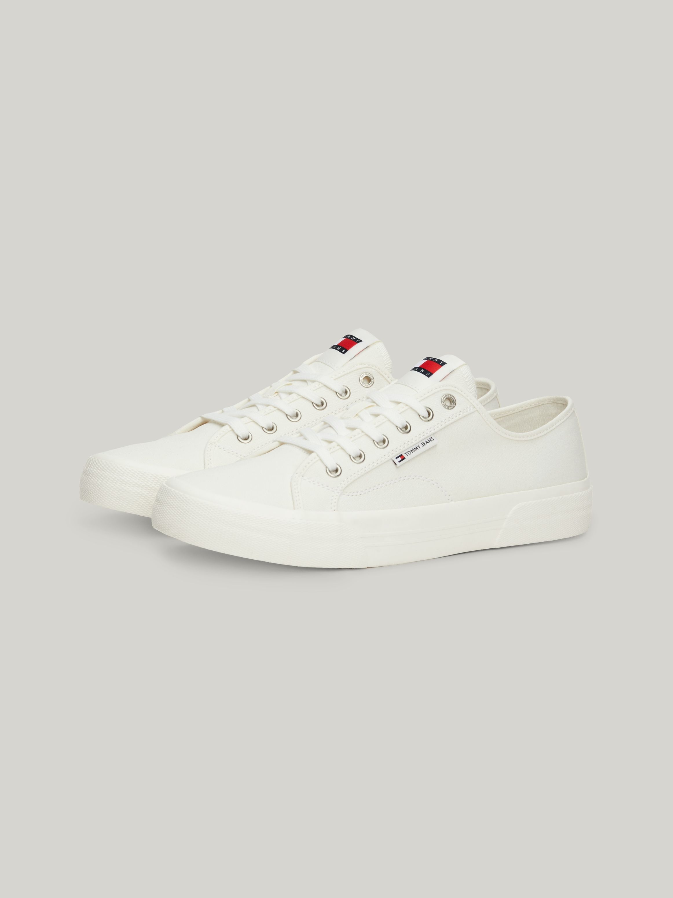 Tommy Jeans Lace Up Canvas Trainers
