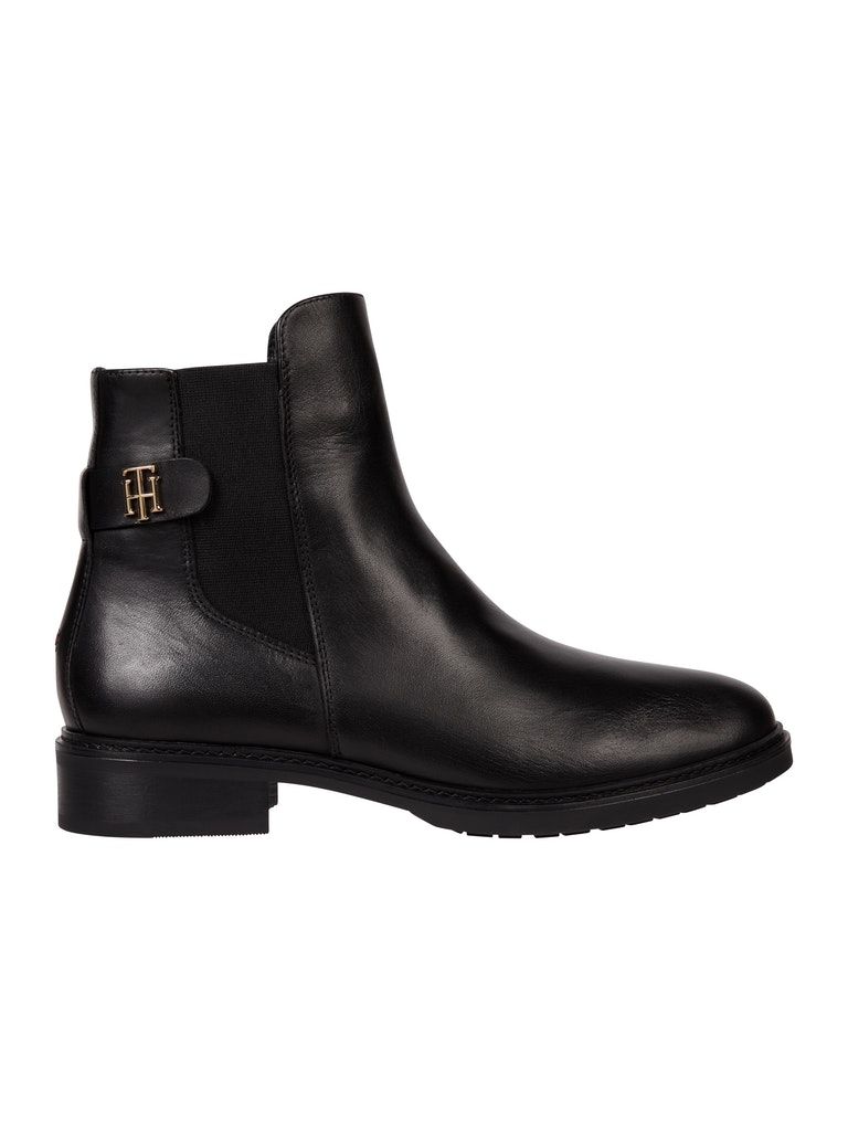 Tommy Hilfiger Leather Flat Boots