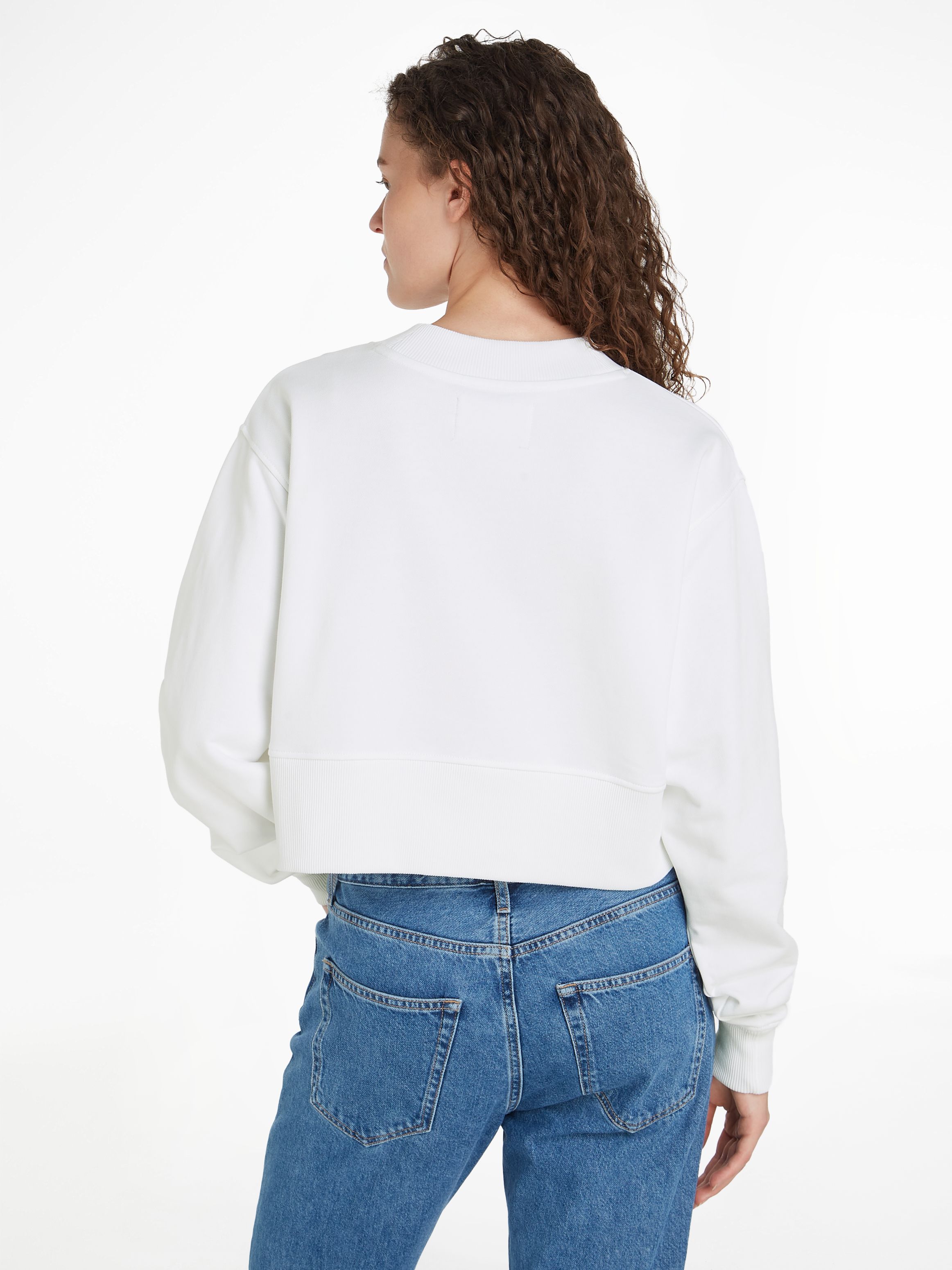 Calvin Klein Jeans Stacked Institutional Crewneck Sweatshirt