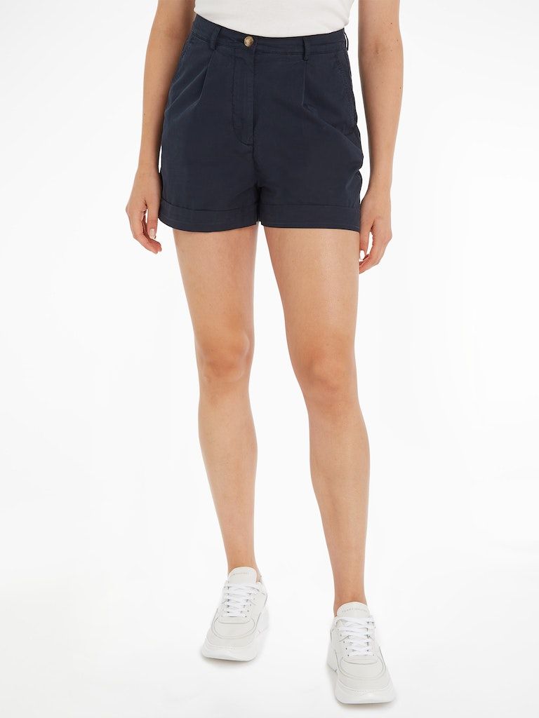 Tommy Hilfiger Pleated Cotton Shorts