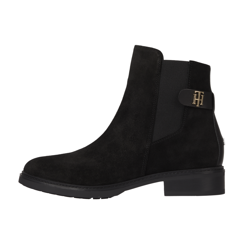 Tommy Hilfiger Suede Flat Boot