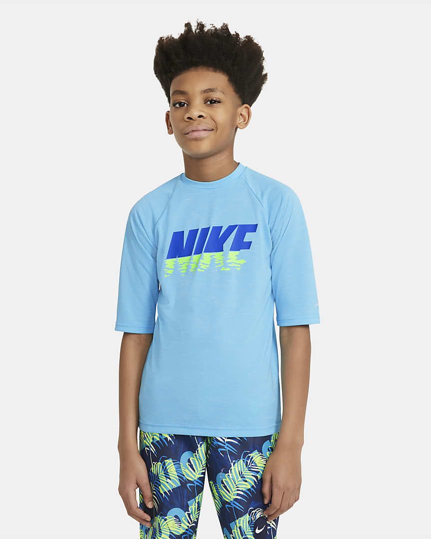 Nike Dri Fit Hydroguard Boy's Swim T Shirt