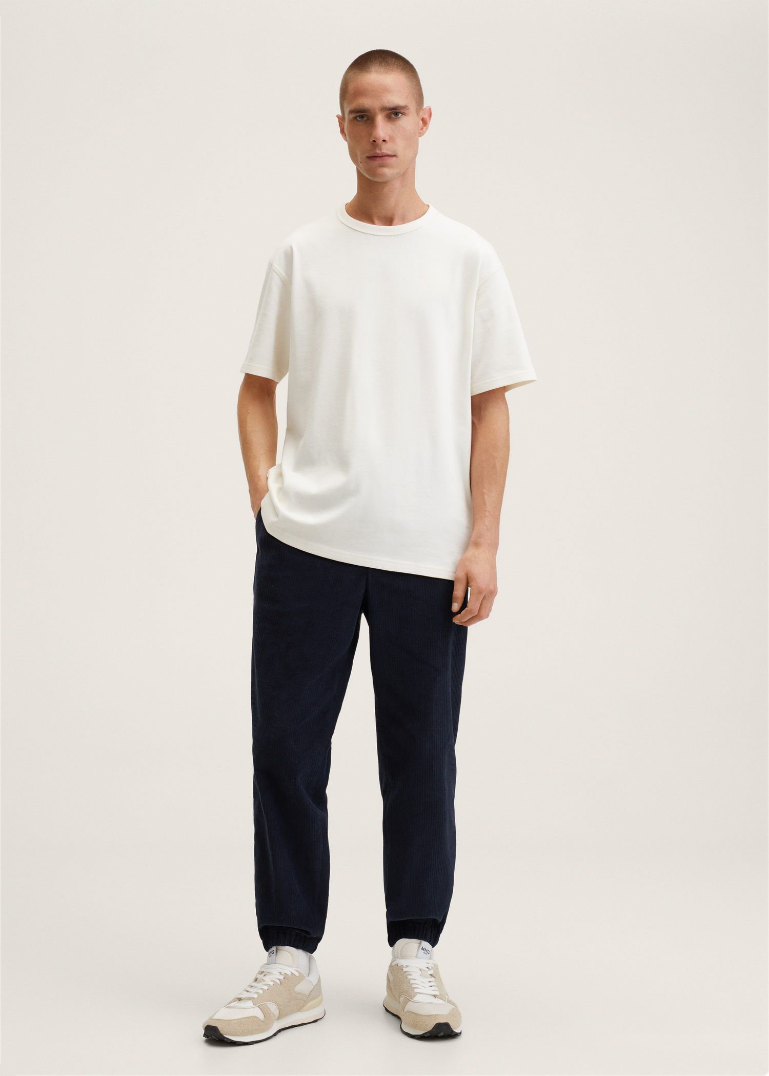 Mango Relaxed Fit Cotton T-Shirt