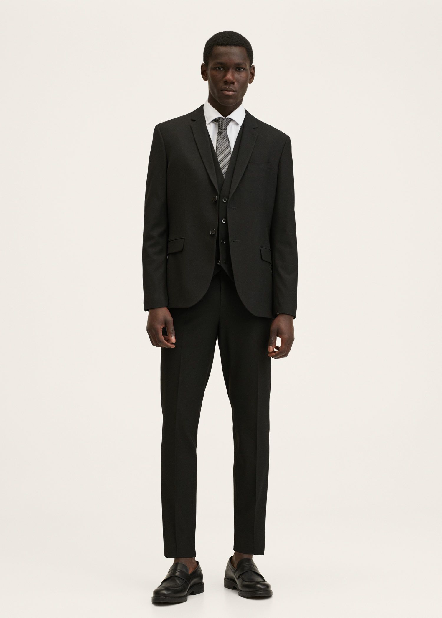 Mango Super Slim-Fit Suit Blazer