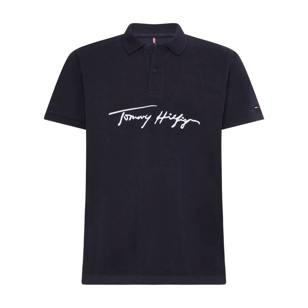 Tommy Hilfiger Signature Logo Regular Fit Polo