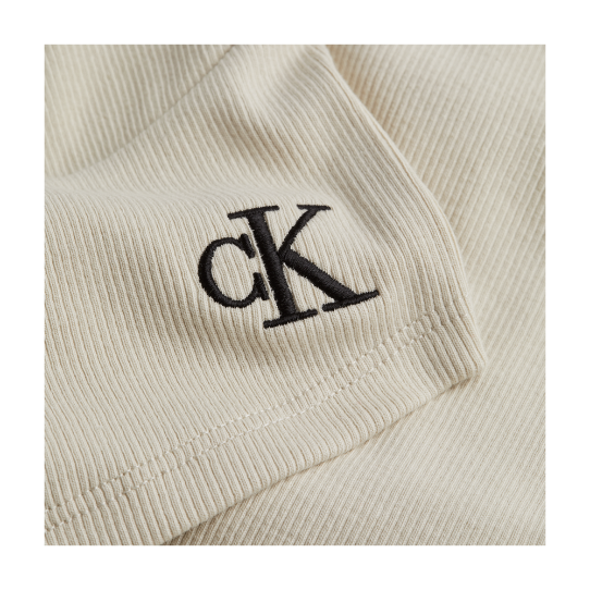 Calvin Klein Jeans Ribbed Crop Top