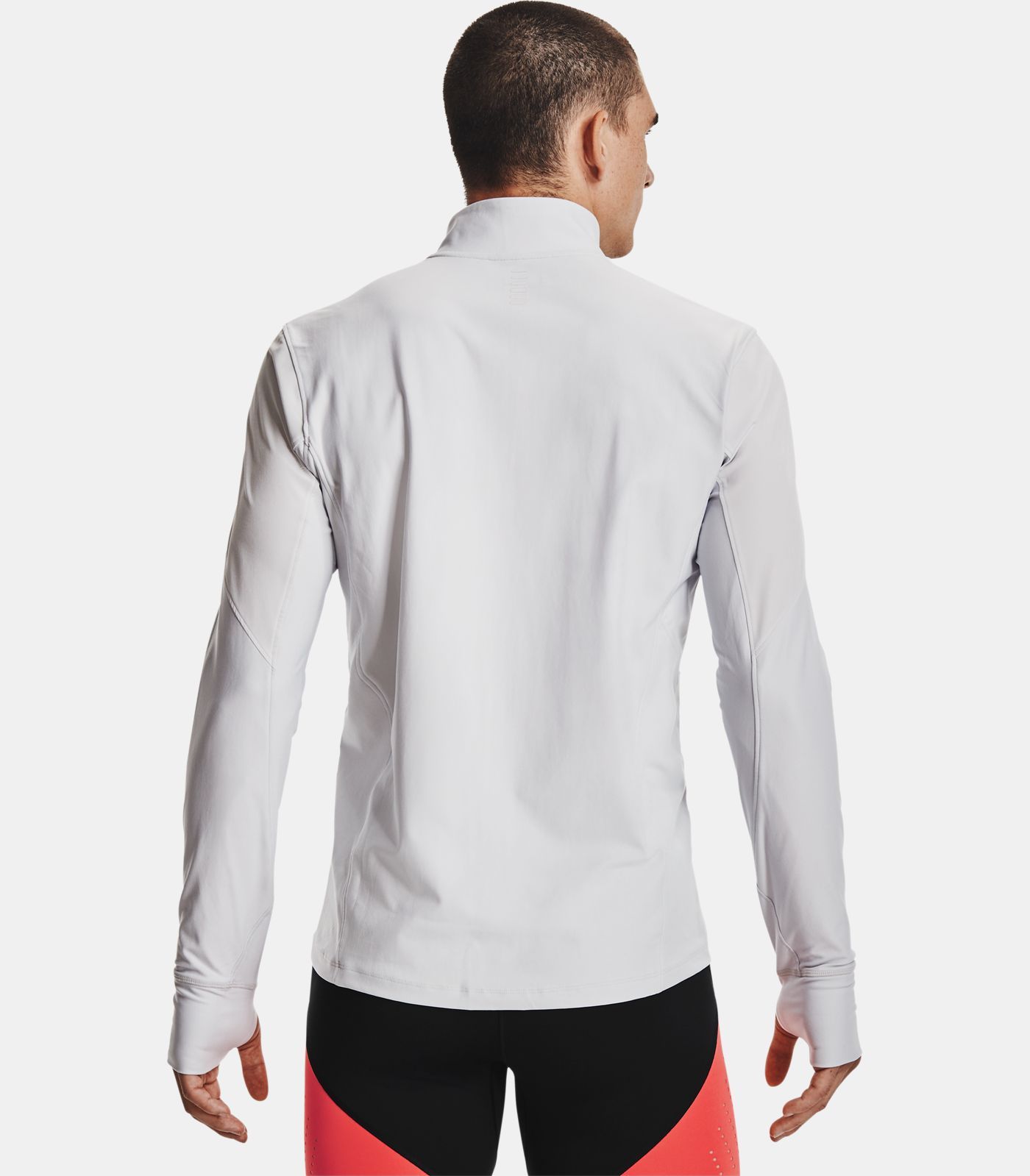 Under Armour Qualifier Half Zip Mod Gray Men's Sweatshirt