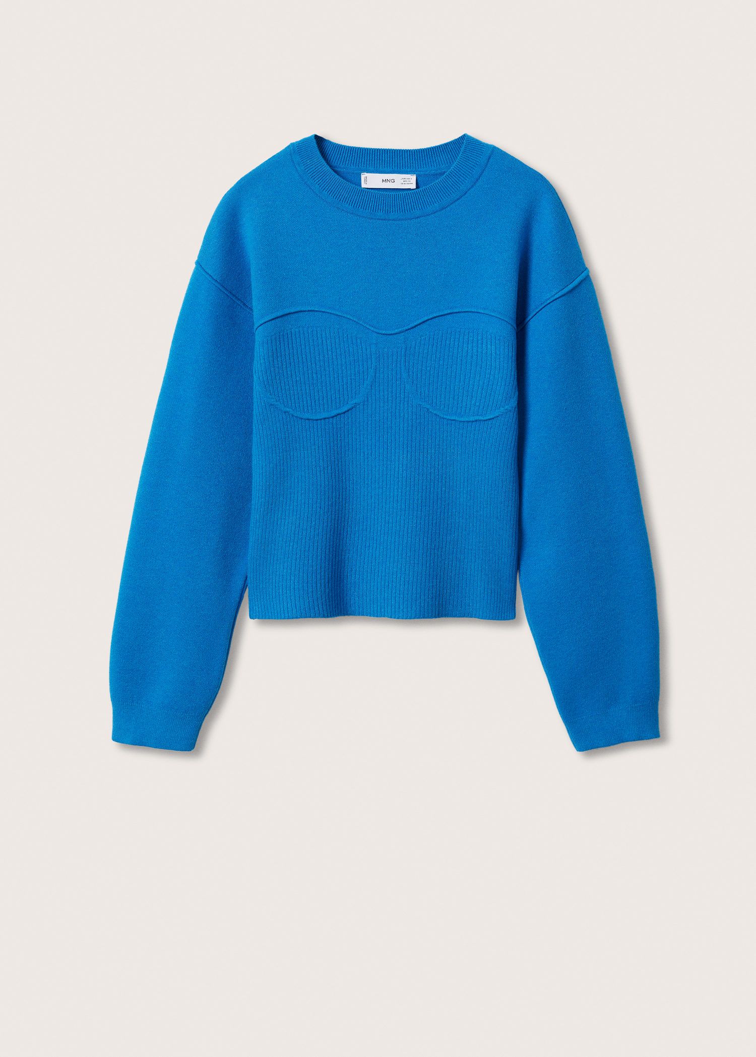 Mango Bra-Effect Knitted Sweater