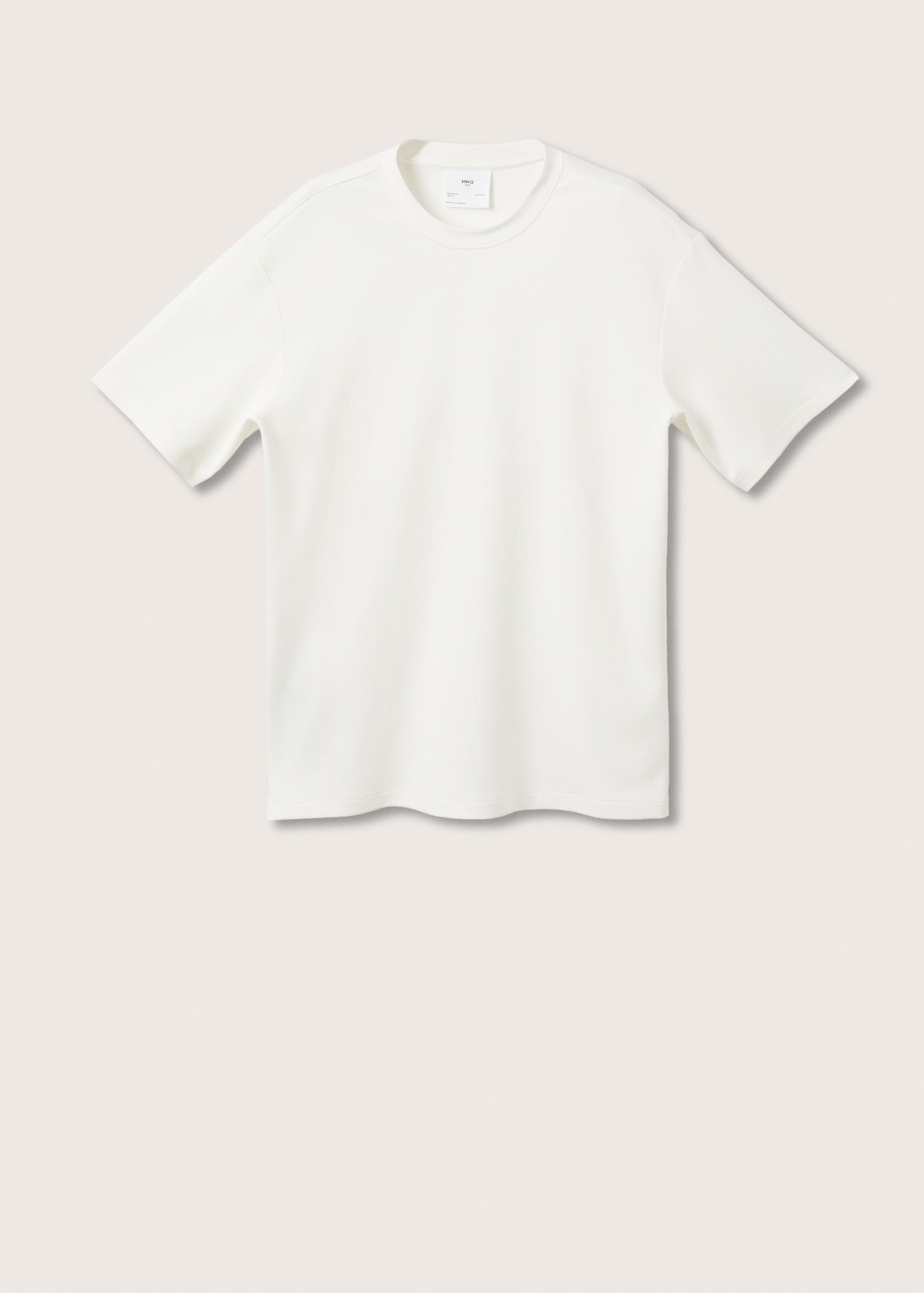 Mango Cotton Regular-Fit T-Shirt