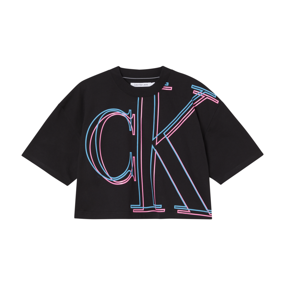 Calvin Klein Jean Scropped Monogram T-Shirt