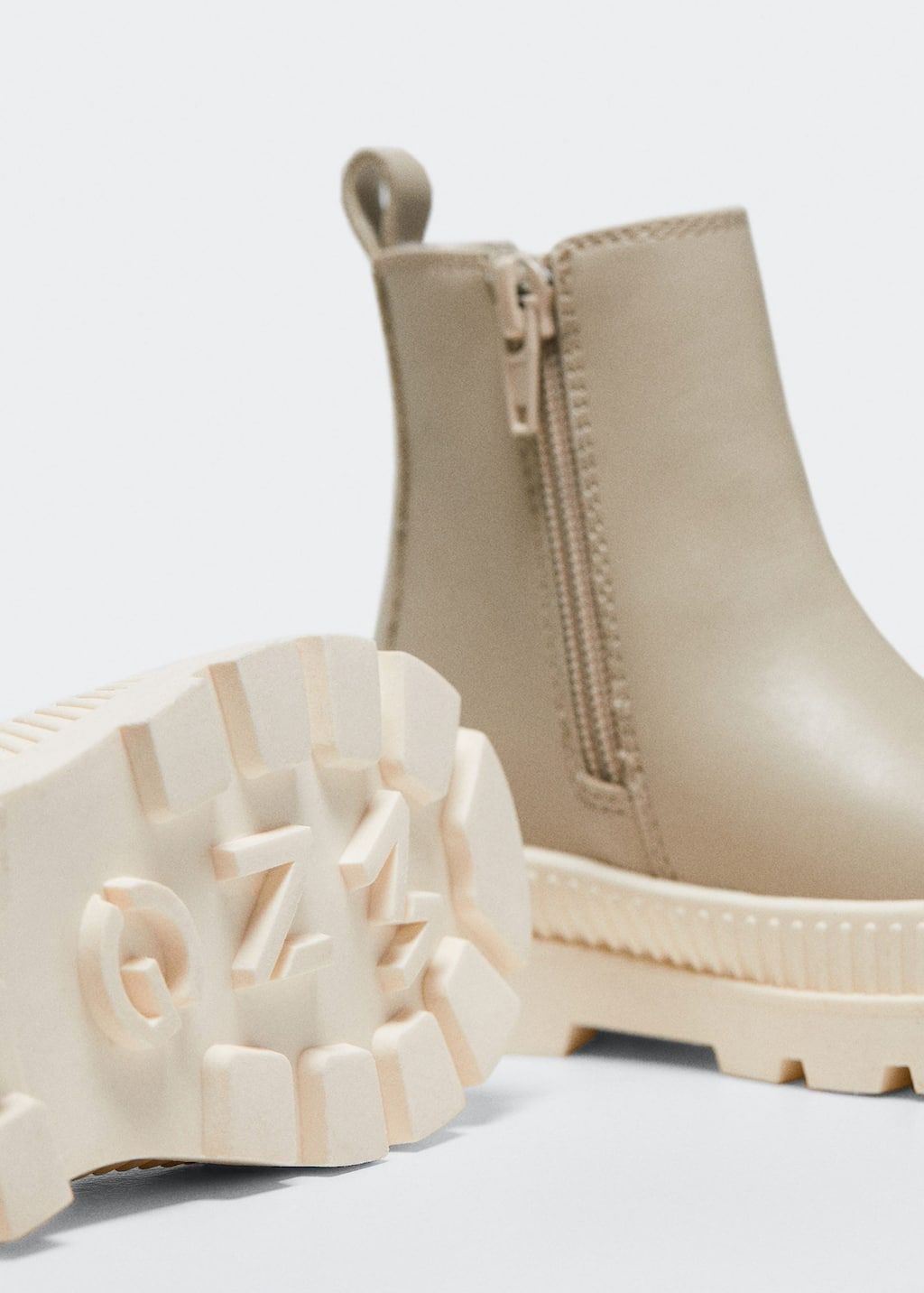 Mango Contrast-sole Ankle Boots