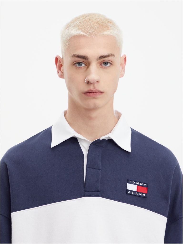 Tommy Jeans Mixed Stripe Rugby Shirt