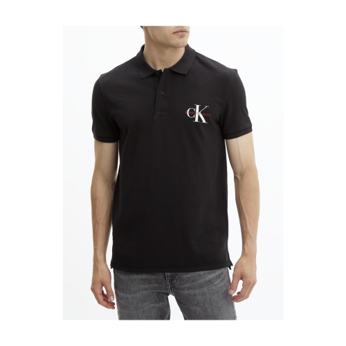 Calvin Klein Jeans Monogram Logo Polo Shirt