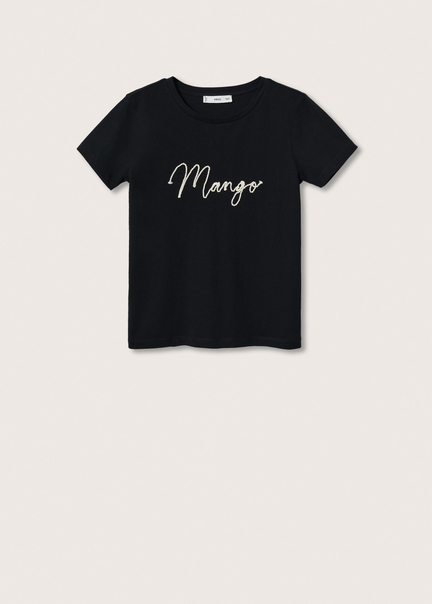 Mango Logo Cotton T-shirt