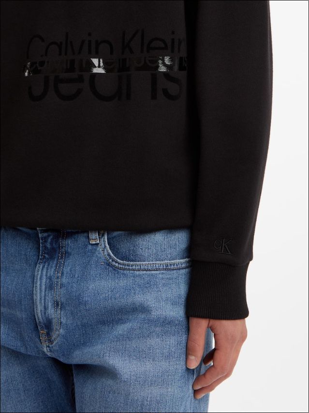 Calvin Klein Jeans Disrupted Logo Hoodie