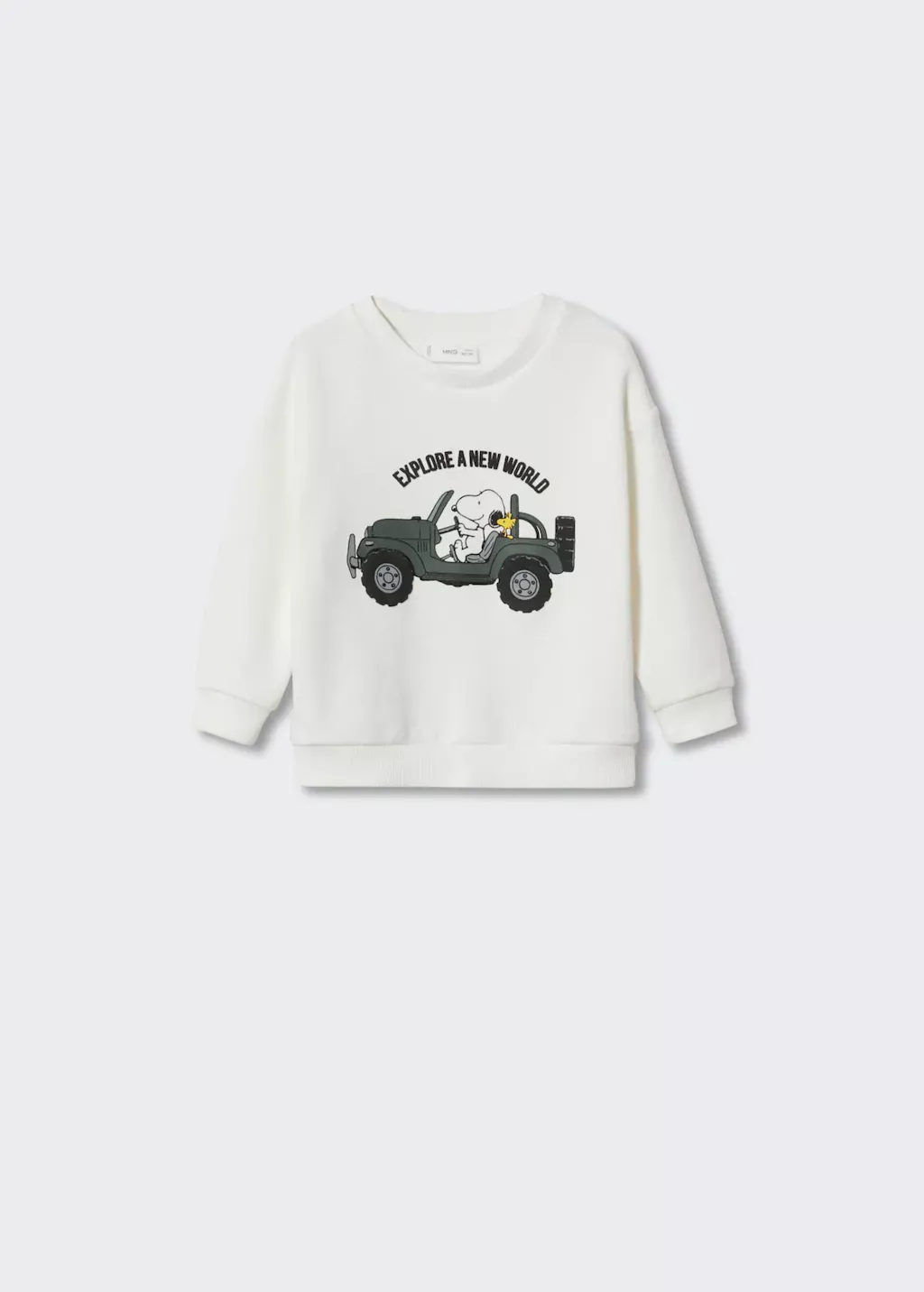 Mango Baby Snoopy Cotton Sweatshirt