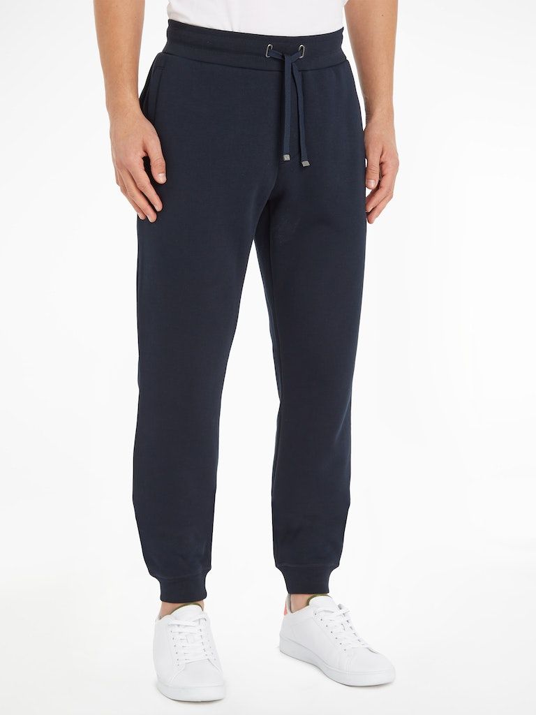 Tommy Hilfiger Cuffed Monogram Embroidery Joggers
