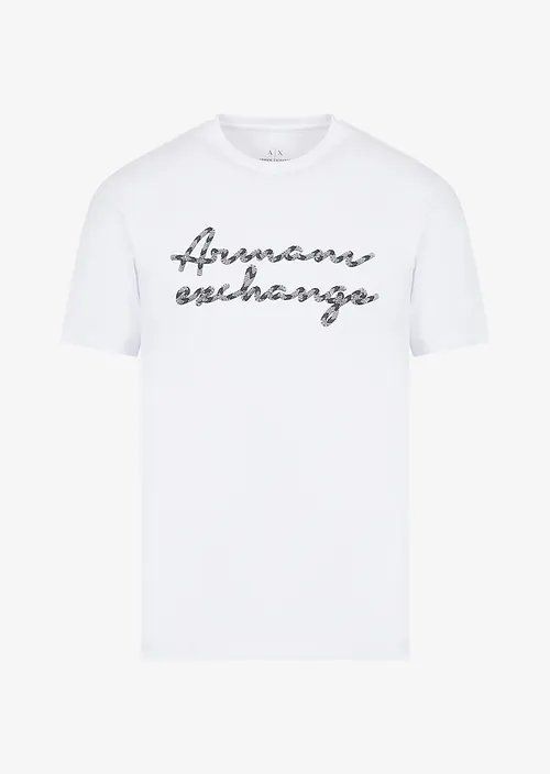 Armani Exchange Script T-Shirt